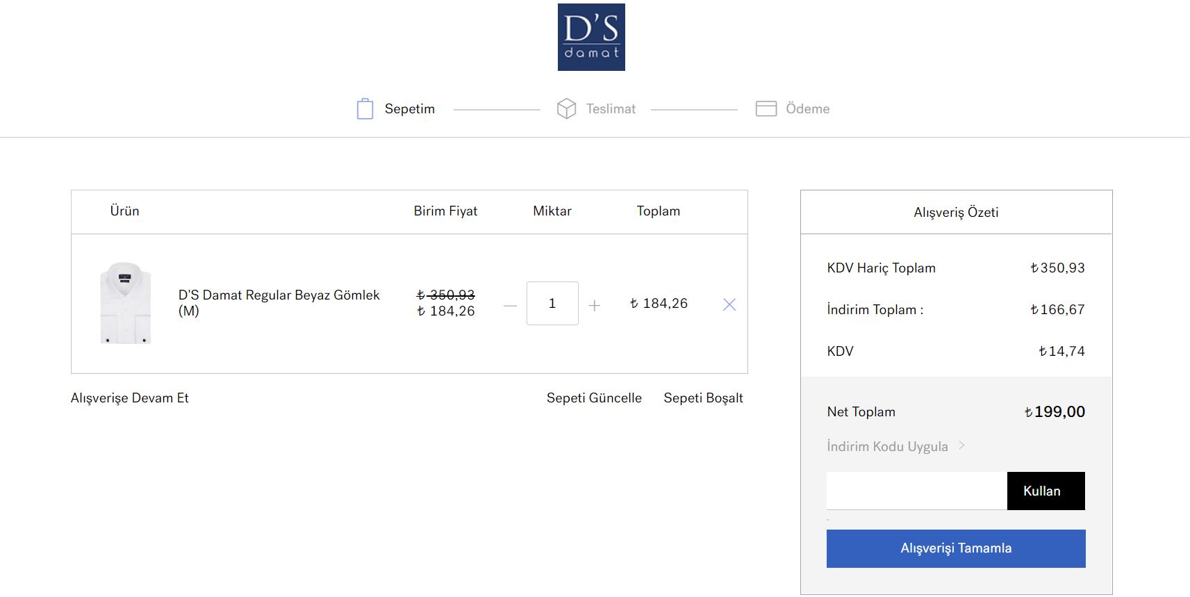 ds damat indirim kuponu