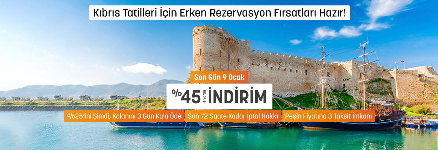 Tatil.com Kıbrıs İndirim Kampanyası