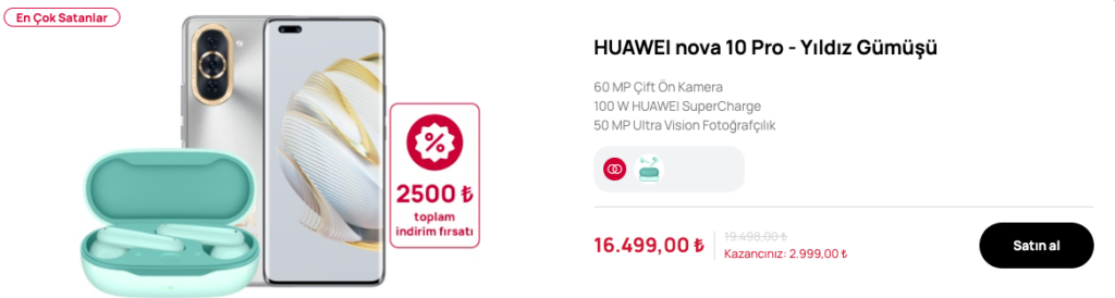 Huawei 150 TL İndirim Kodu