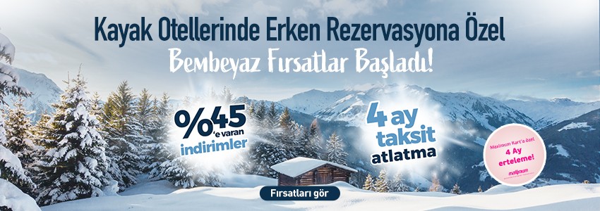 Tatilbudur Kayak Otelleri İndirimi