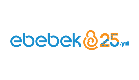 Ebebek 25. yıl logosu